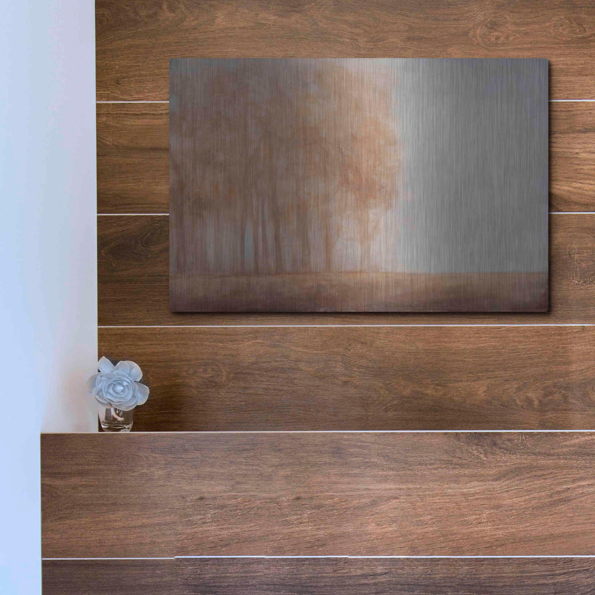 Luxe Metal Art 'Watching Place' by Dana Johns, Metal Wall Art,16x12