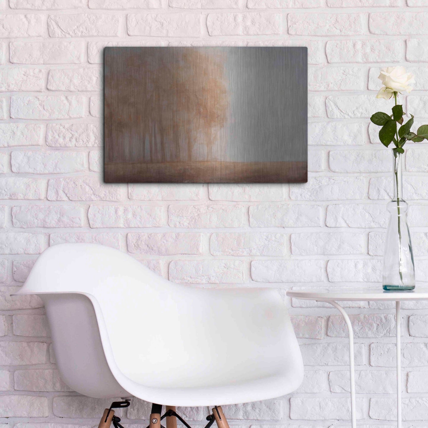 Luxe Metal Art 'Watching Place' by Dana Johns, Metal Wall Art,24x16
