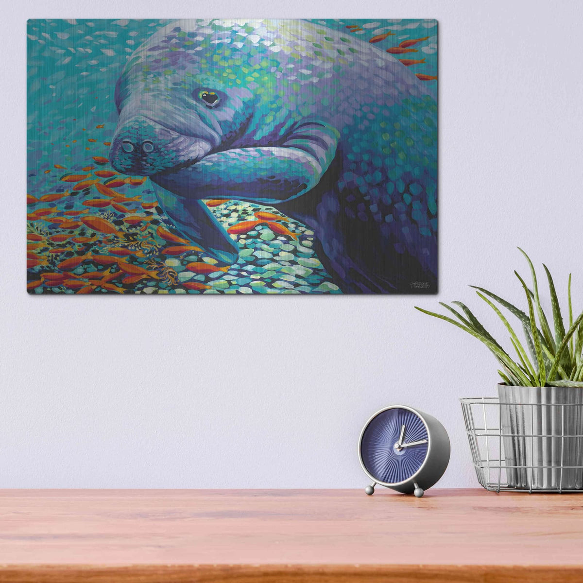 'Sea Sweetheart II' by Carolee Vitaletti – Metal Wall Art, 16x12 room view