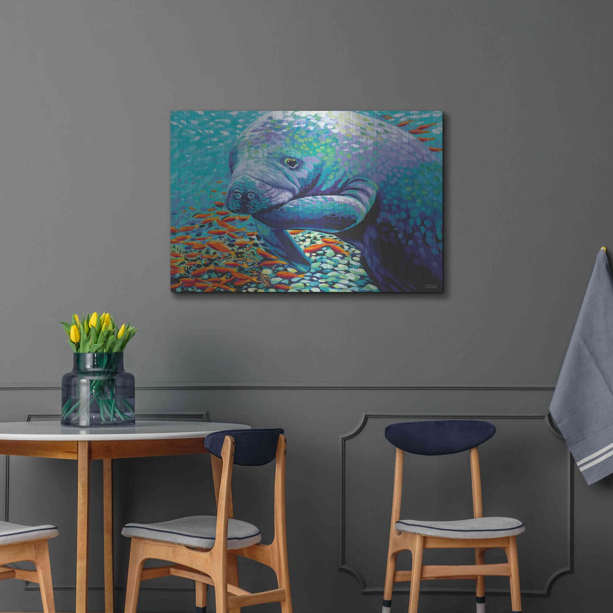 'Sea Sweetheart II' by Carolee Vitaletti – Metal Wall Art, 36x24 room view