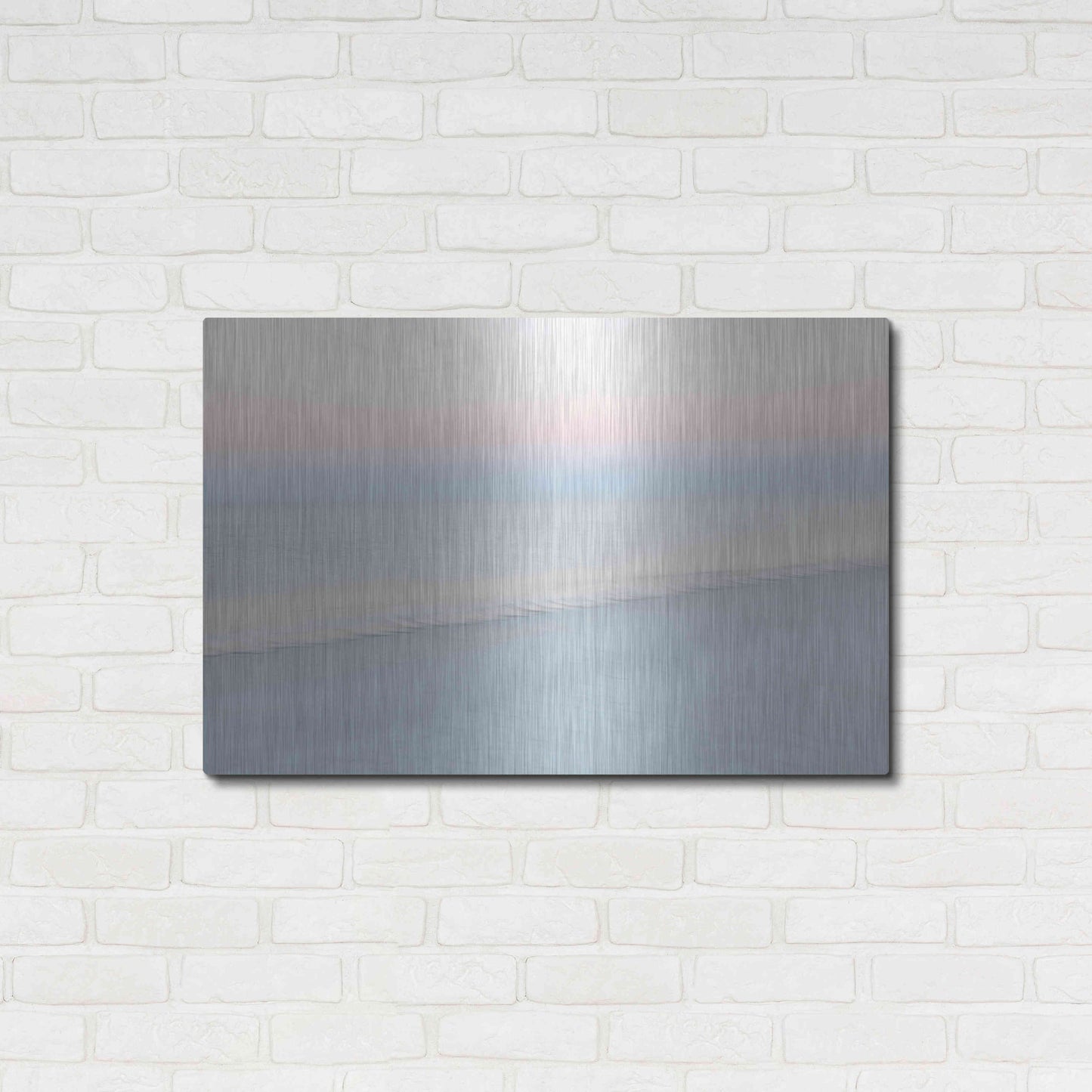 Luxe Metal Art 'Crescent Beach #9' by John Juracek, Metal Wall Art,36x24