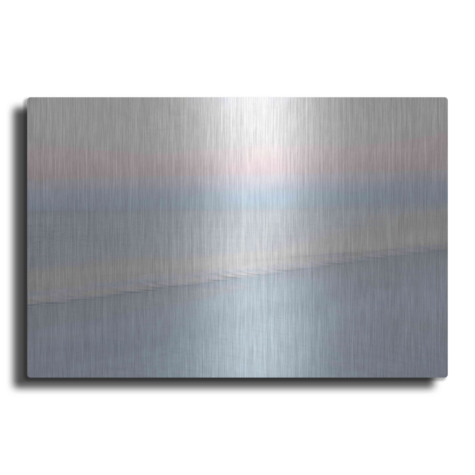 Luxe Metal Art 'Crescent Beach #9' by John Juracek, Metal Wall Art