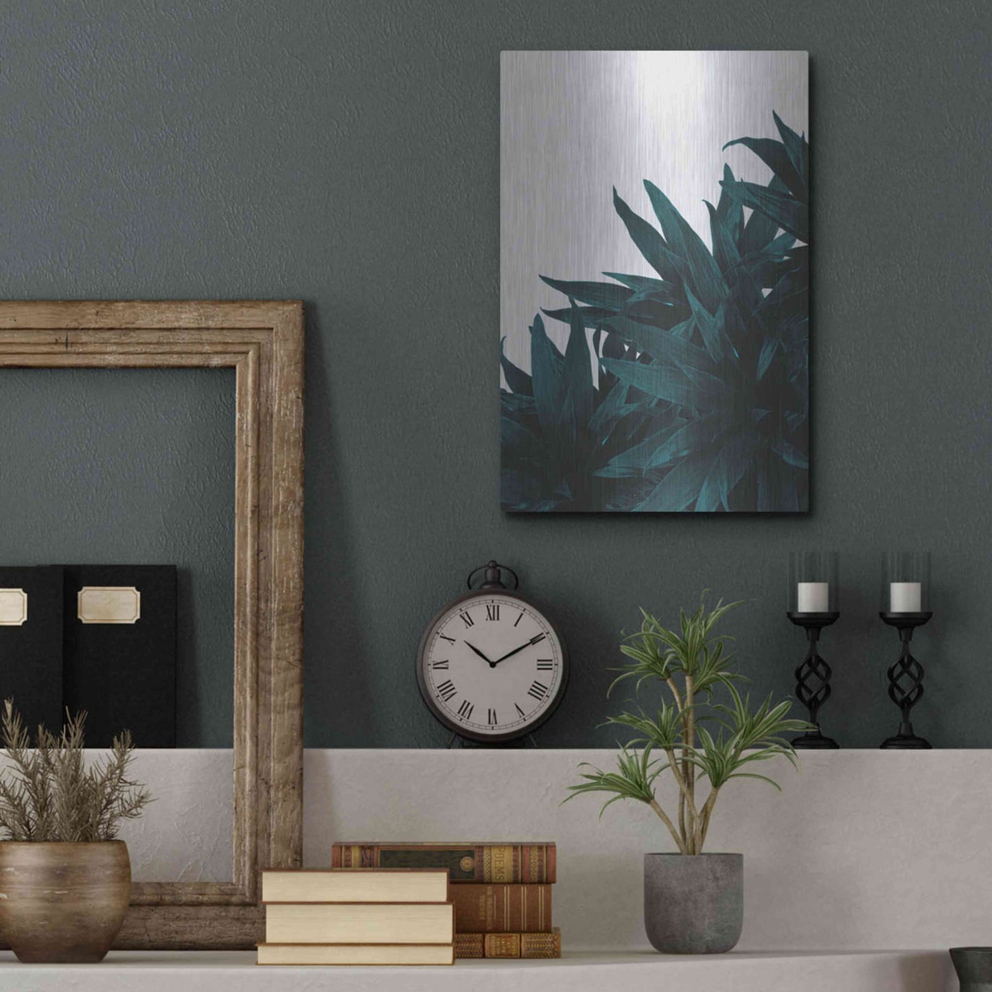 Luxe Metal Art 'End Up Here' by Hanna Kastl-Lundberg, Metal Wall Art,12x16