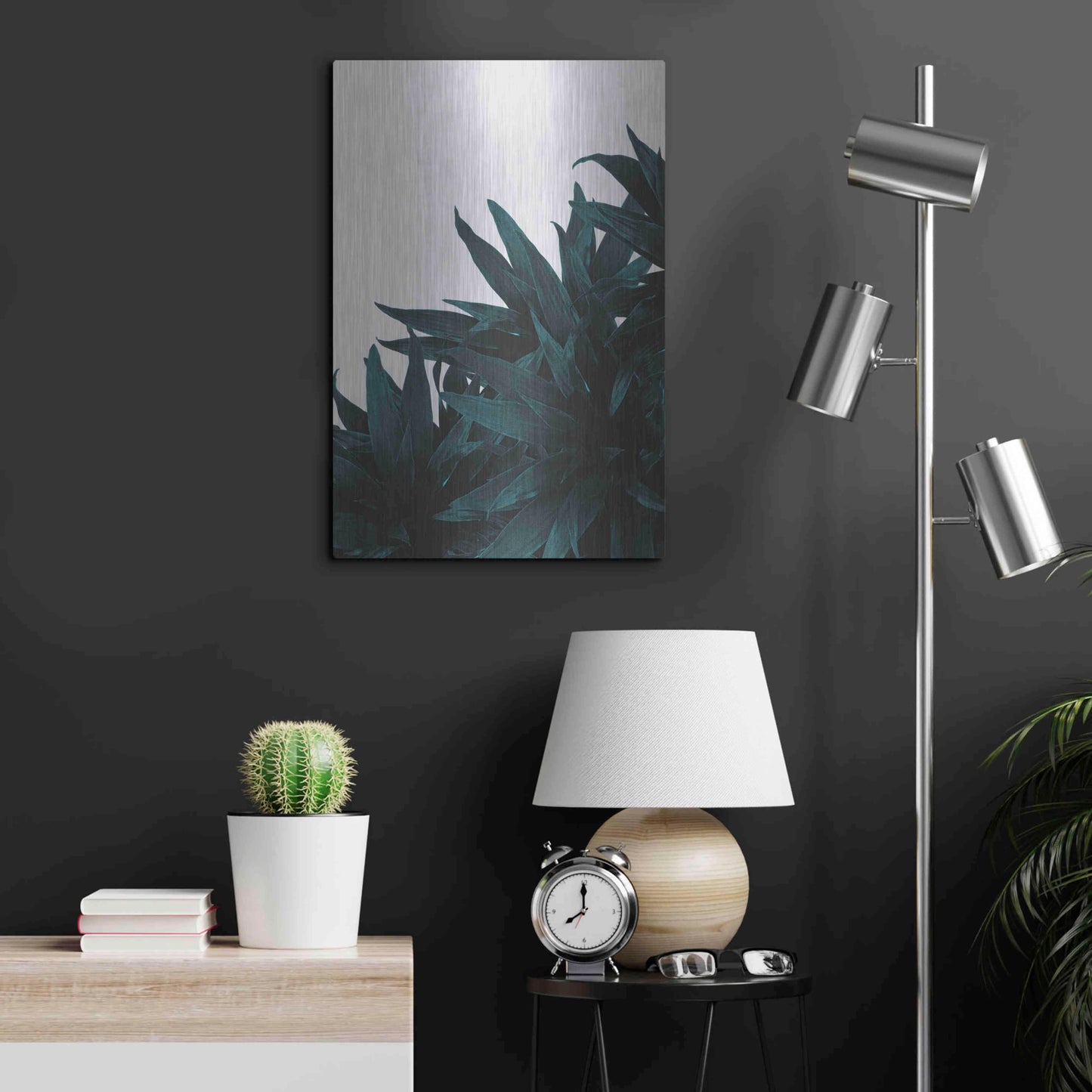 Luxe Metal Art 'End Up Here' by Hanna Kastl-Lundberg, Metal Wall Art,16x24