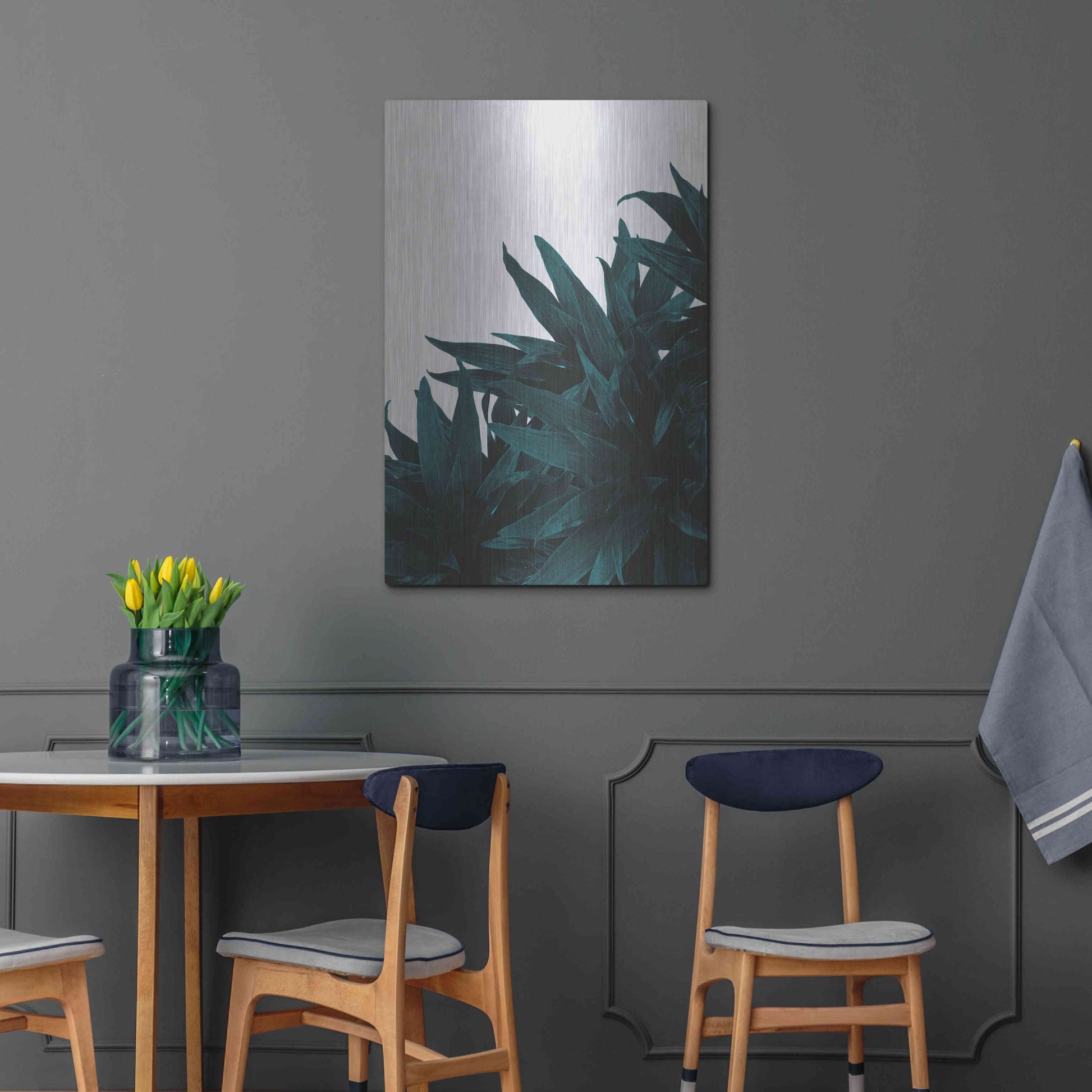 Luxe Metal Art 'End Up Here' by Hanna Kastl-Lundberg, Metal Wall Art,24x36