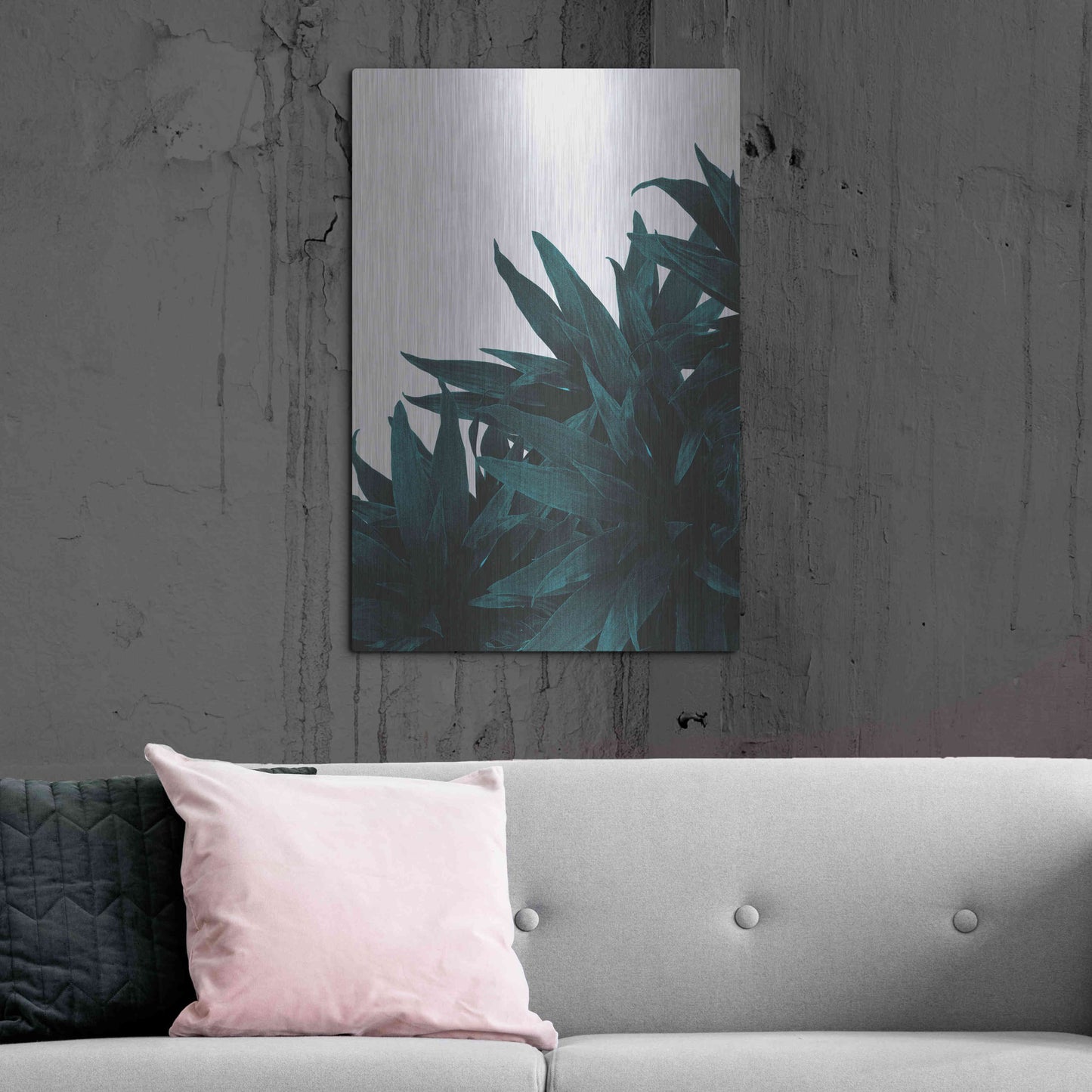 Luxe Metal Art 'End Up Here' by Hanna Kastl-Lundberg, Metal Wall Art,24x36