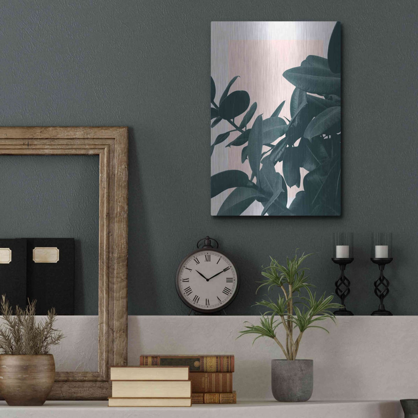 Luxe Metal Art 'Imagine' by Hanna Kastl-Lundberg, Metal Wall Art,12x16