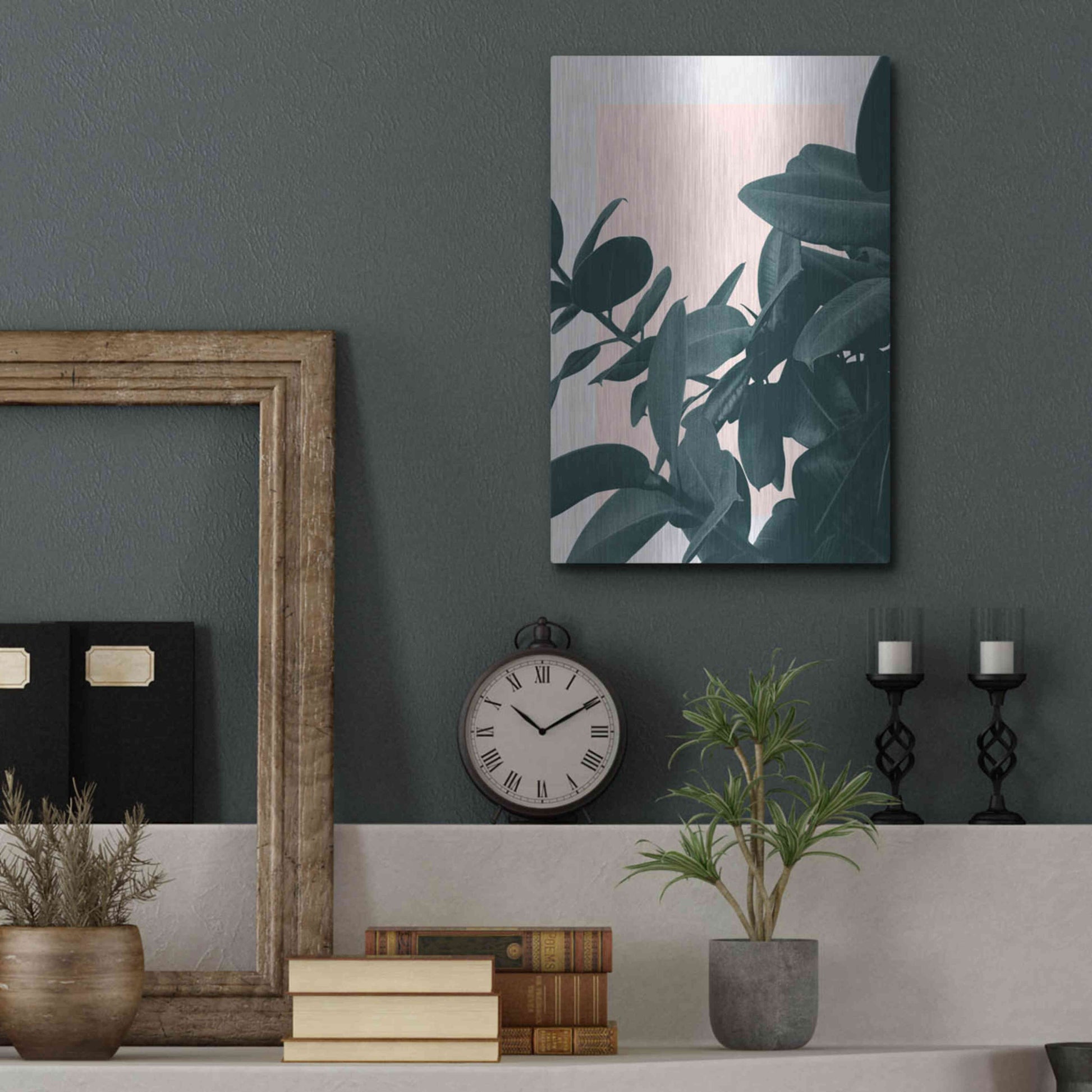 Luxe Metal Art 'Imagine' by Hanna Kastl-Lundberg, Metal Wall Art,12x16