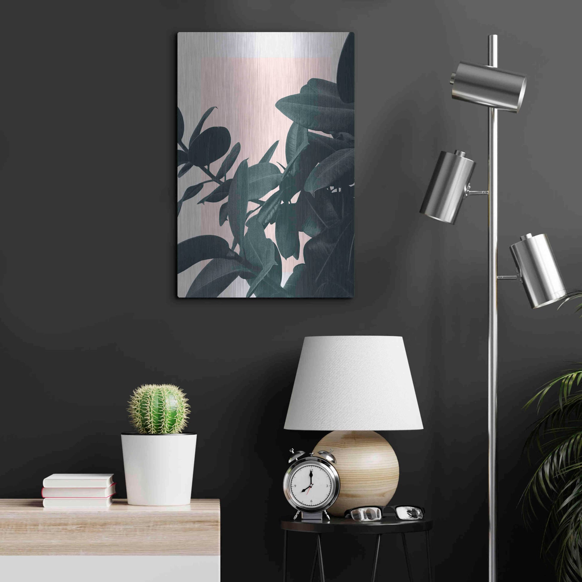 Luxe Metal Art 'Imagine' by Hanna Kastl-Lundberg, Metal Wall Art,16x24