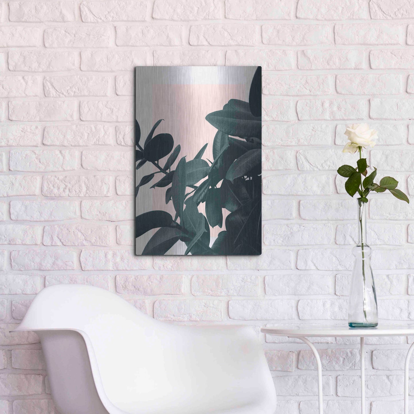 Luxe Metal Art 'Imagine' by Hanna Kastl-Lundberg, Metal Wall Art,16x24