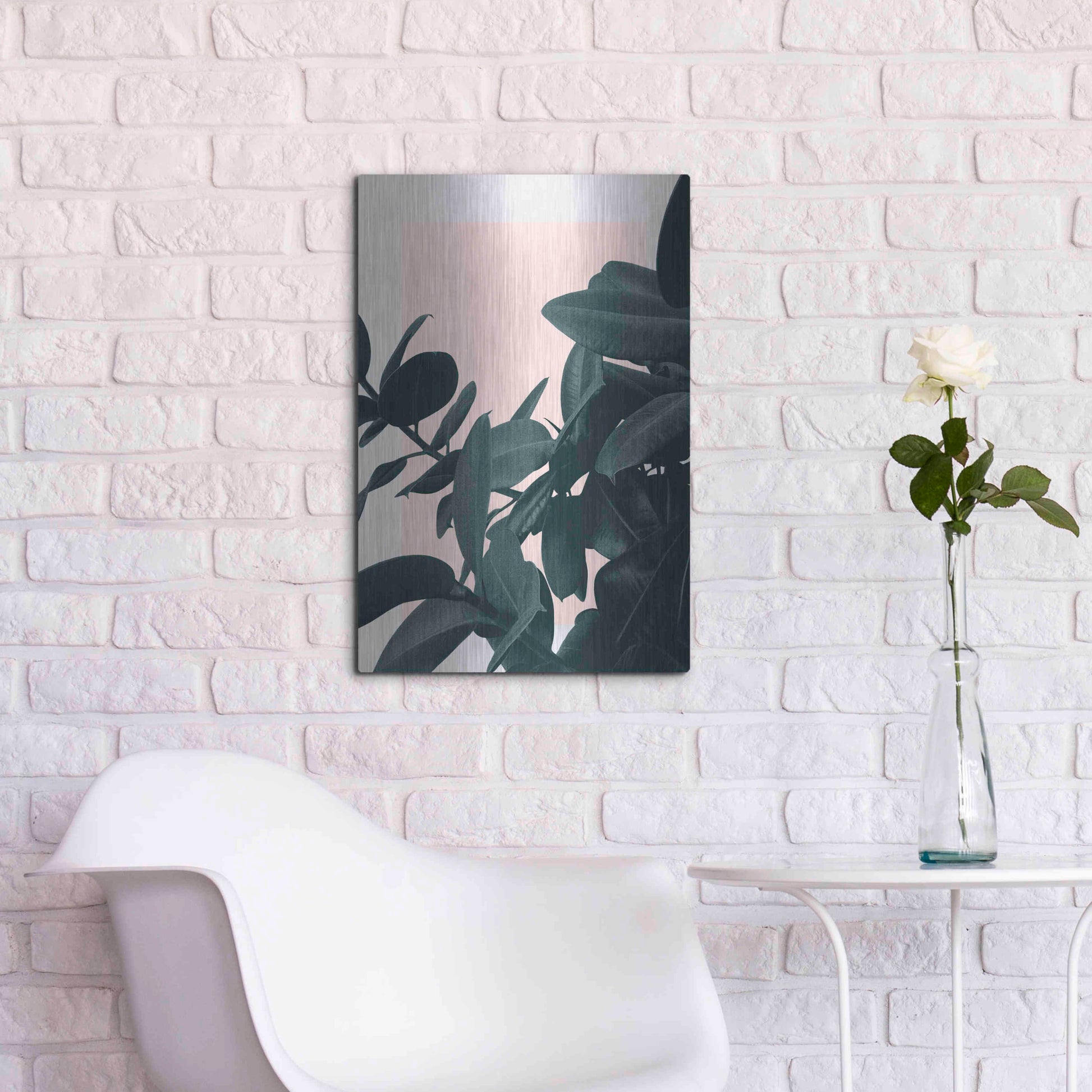 Luxe Metal Art 'Imagine' by Hanna Kastl-Lundberg, Metal Wall Art,16x24