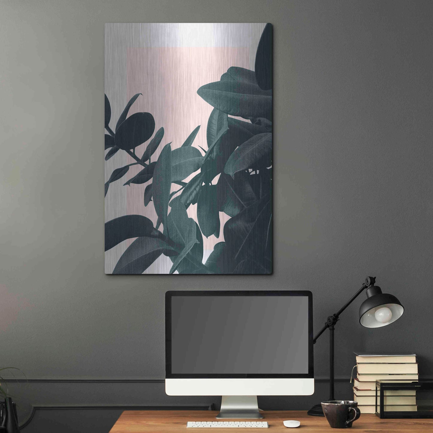 Luxe Metal Art 'Imagine' by Hanna Kastl-Lundberg, Metal Wall Art,24x36