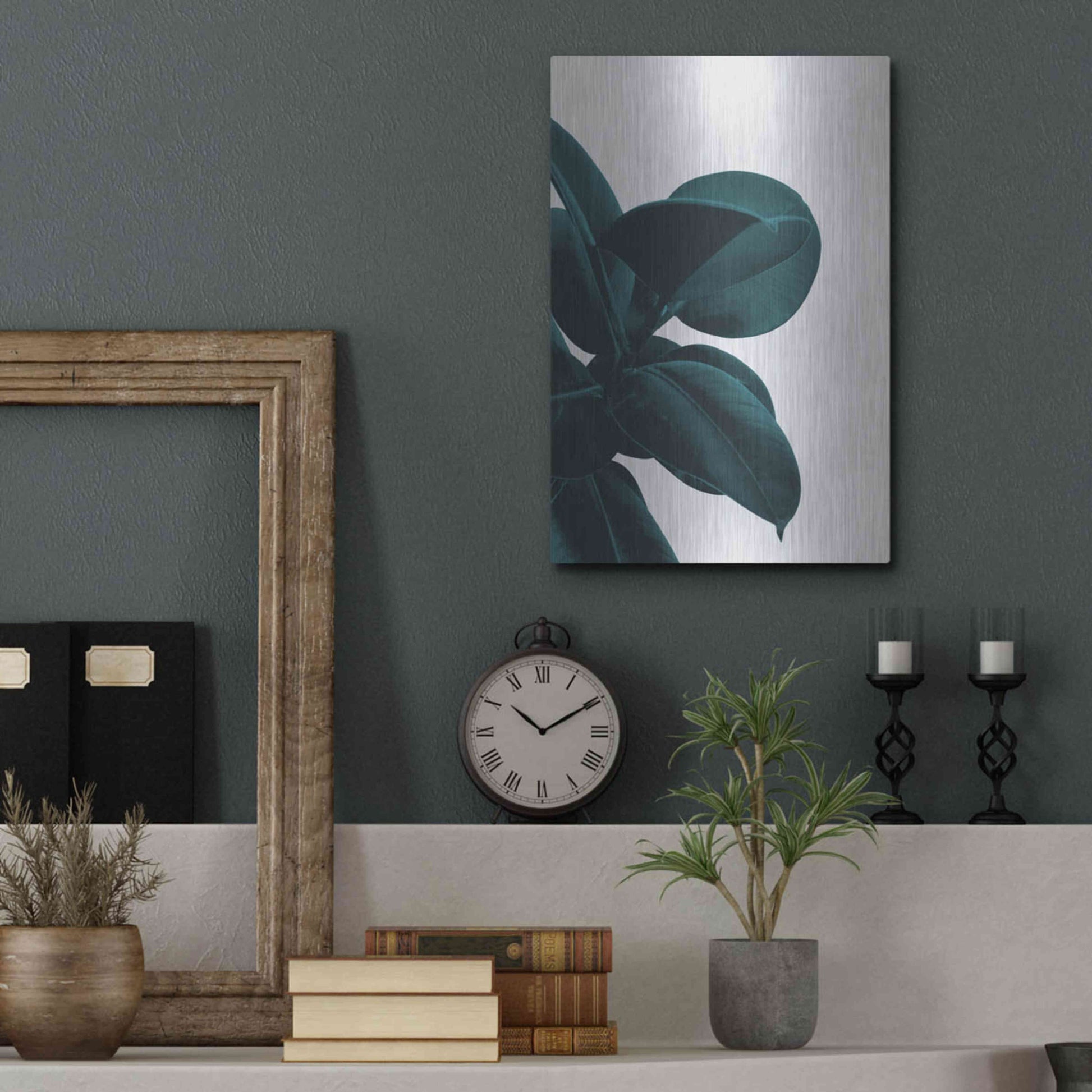 Luxe Metal Art 'Long Way Home' by Hanna Kastl-Lundberg, Metal Wall Art,12x16