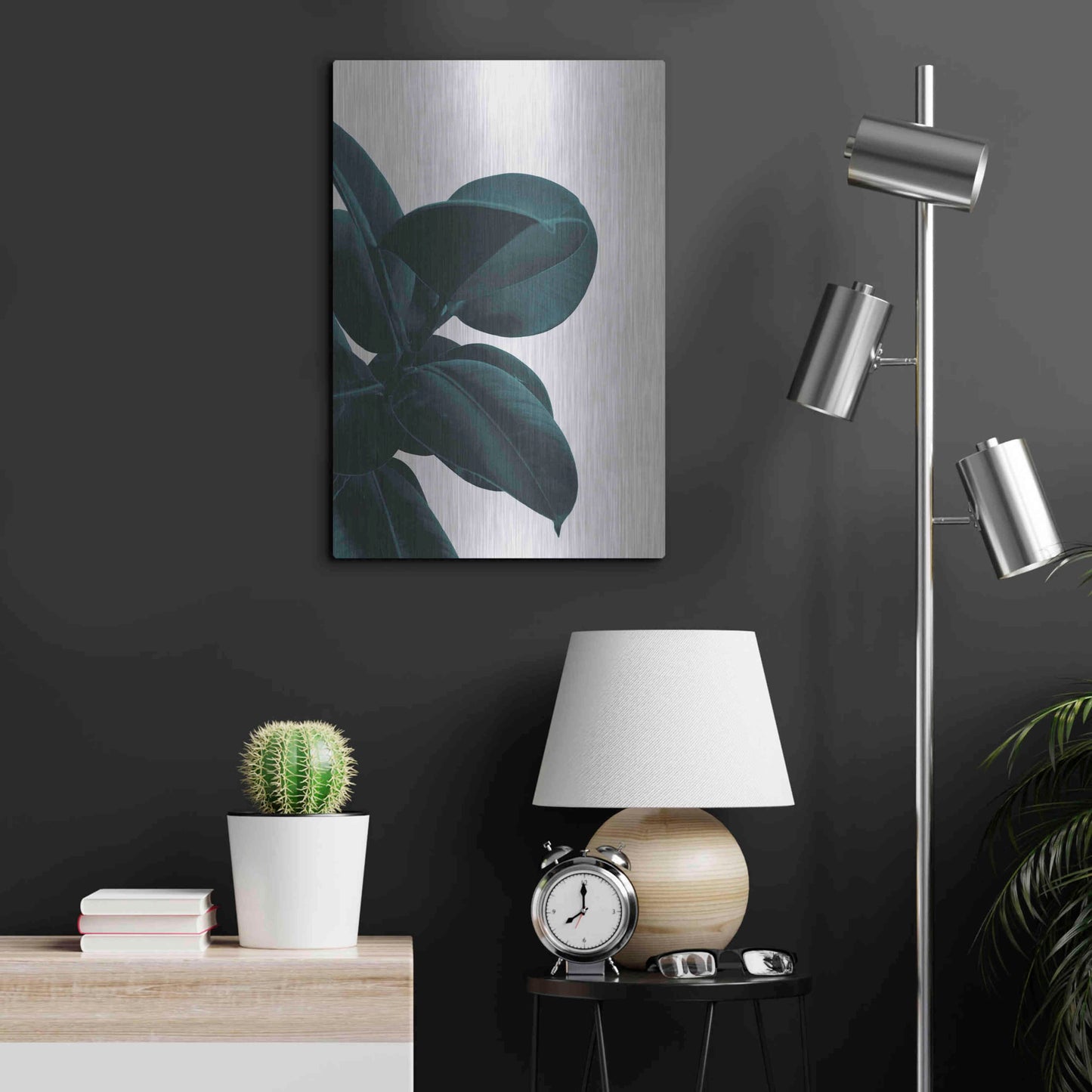 Luxe Metal Art 'Long Way Home' by Hanna Kastl-Lundberg, Metal Wall Art,16x24