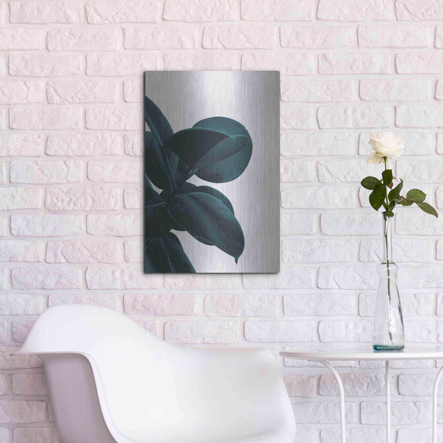 Luxe Metal Art 'Long Way Home' by Hanna Kastl-Lundberg, Metal Wall Art,16x24