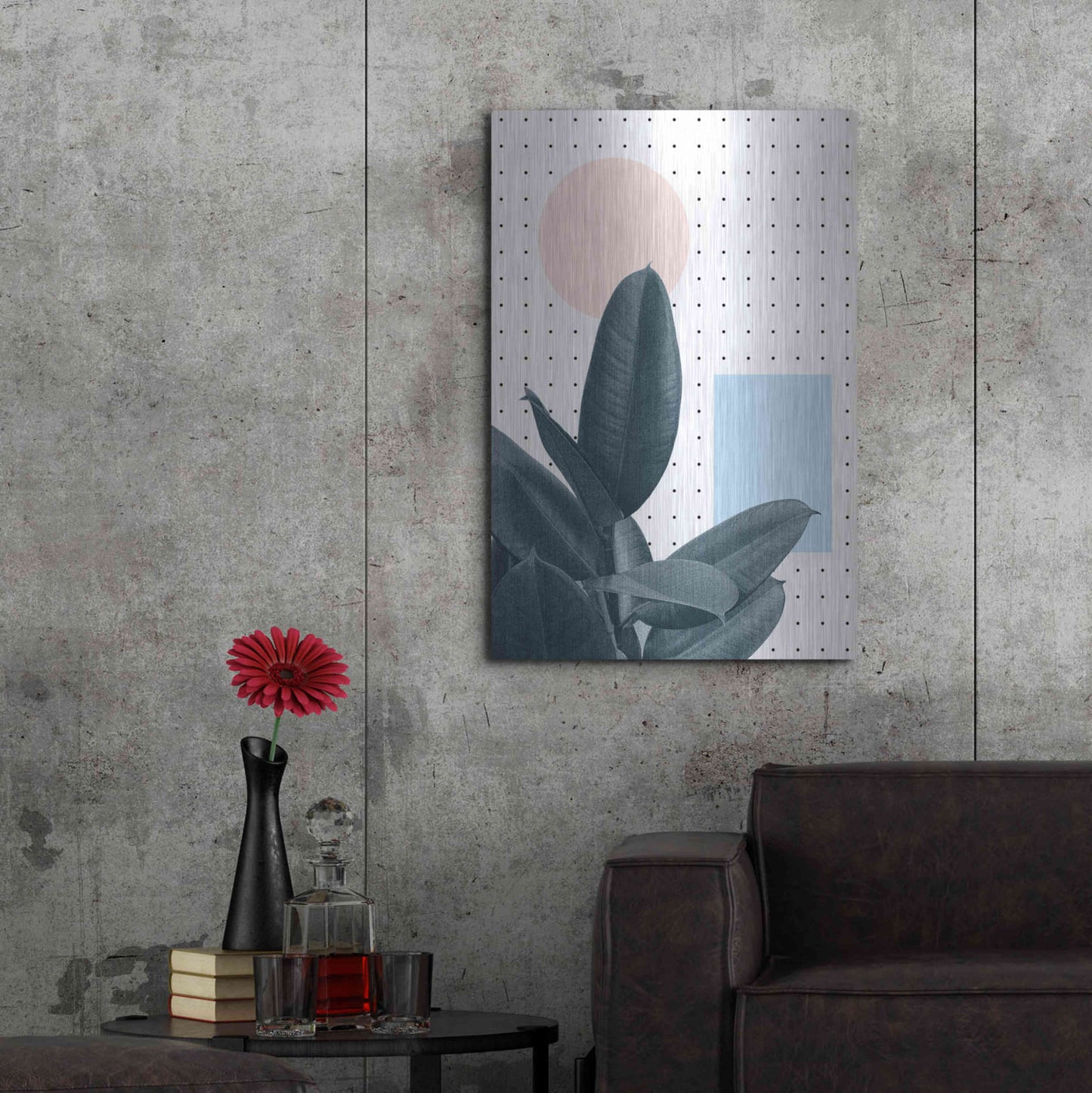 Luxe Metal Art 'Won’t Waste Another Day' by Hanna Kastl-Lundberg, Metal Wall Art,24x36