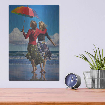 Luxe Metal Art 'Celebration of Life' by Paul Kelley, Metal Wall Art,12x16