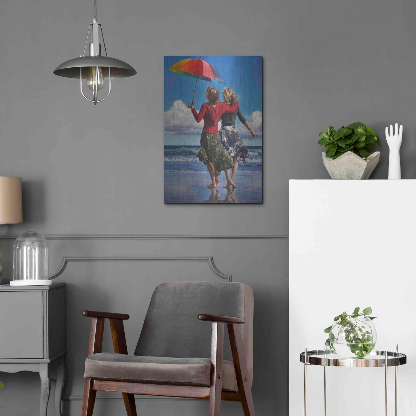 Luxe Metal Art 'Celebration of Life' by Paul Kelley, Metal Wall Art,16x24