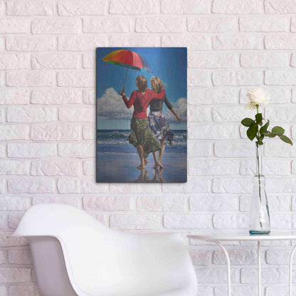 Luxe Metal Art 'Celebration of Life' by Paul Kelley, Metal Wall Art,16x24