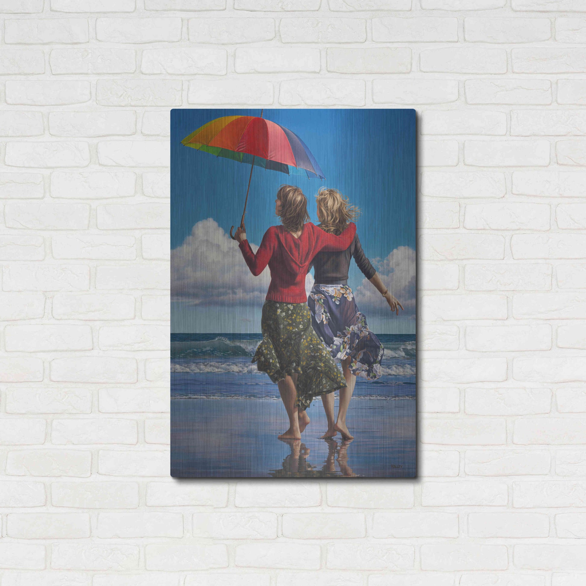 Luxe Metal Art 'Celebration of Life' by Paul Kelley, Metal Wall Art,24x36