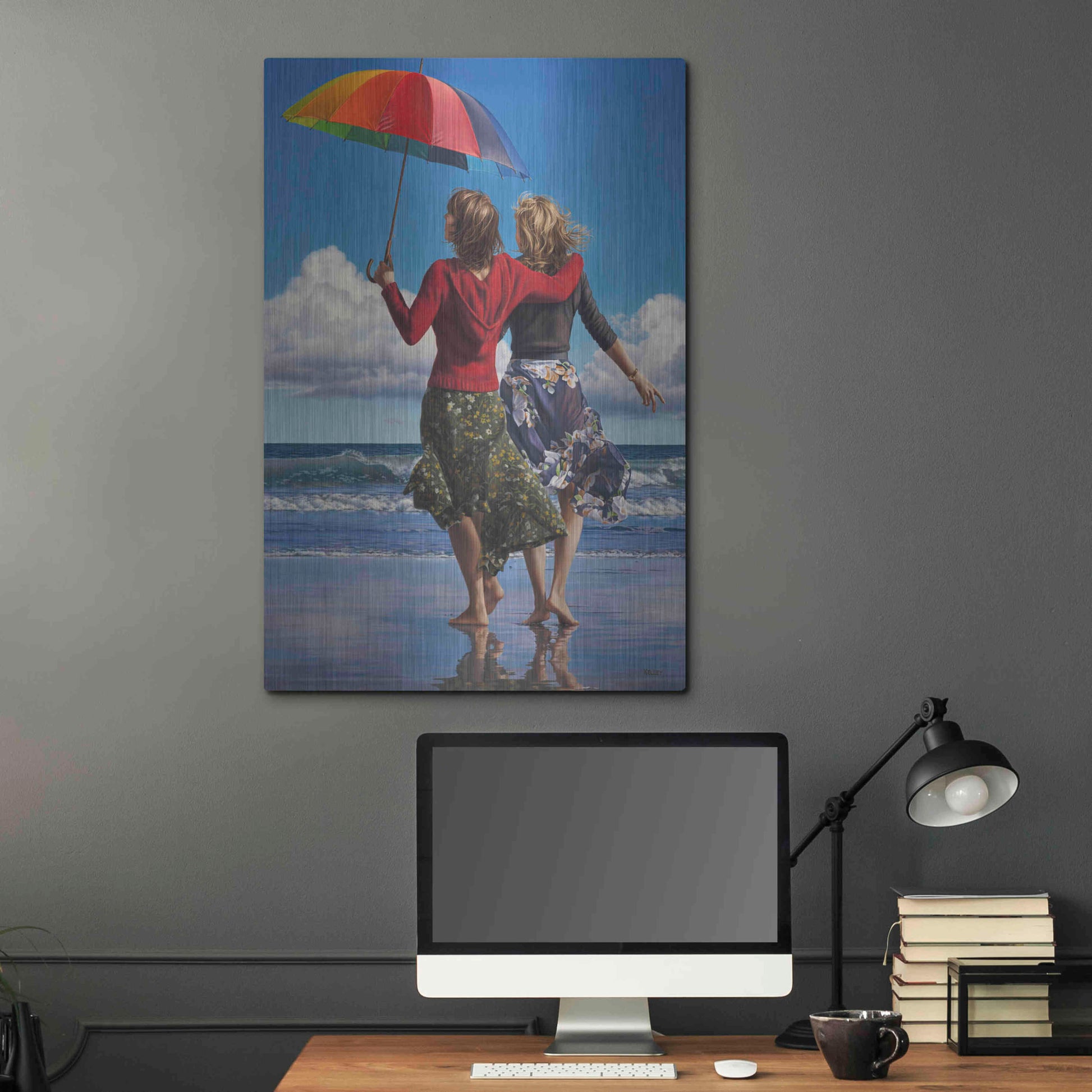 Luxe Metal Art 'Celebration of Life' by Paul Kelley, Metal Wall Art,24x36