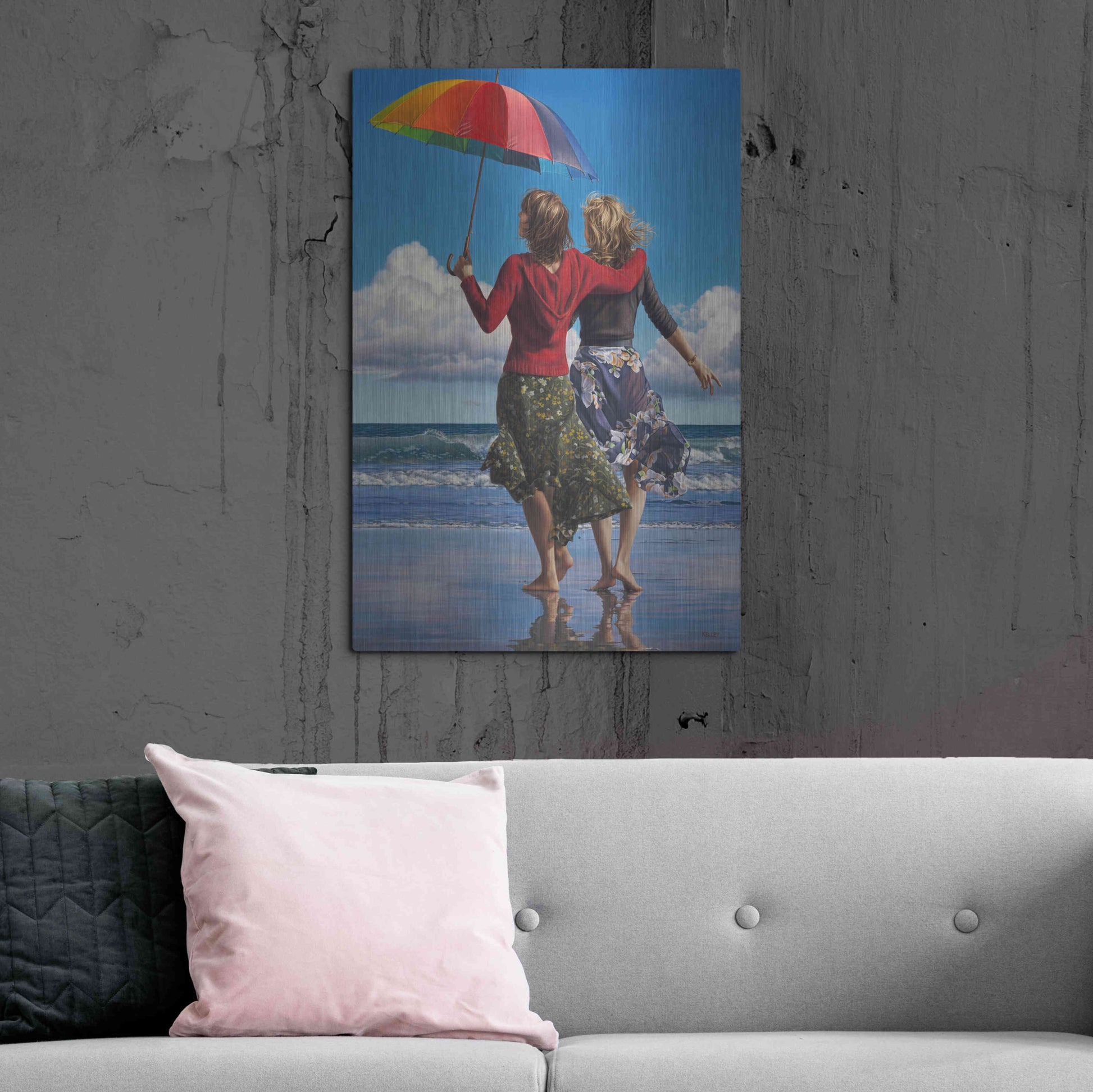 Luxe Metal Art 'Celebration of Life' by Paul Kelley, Metal Wall Art,24x36