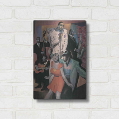 Luxe Metal Art 'Club Zanzibar' by Gary Kelley, Metal Wall Art,12x16