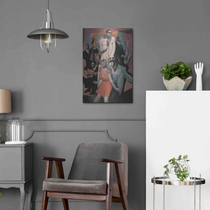 Luxe Metal Art 'Club Zanzibar' by Gary Kelley, Metal Wall Art,16x24