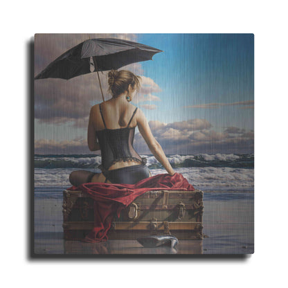 Luxe Metal Art 'On the Edge of the World' by Paul Kelley, Metal Wall Art