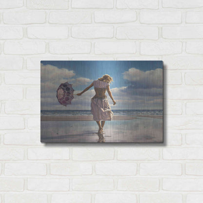 Luxe Metal Art 'Walking on Broken Clouds' by Paul Kelley, Metal Wall Art,24x16