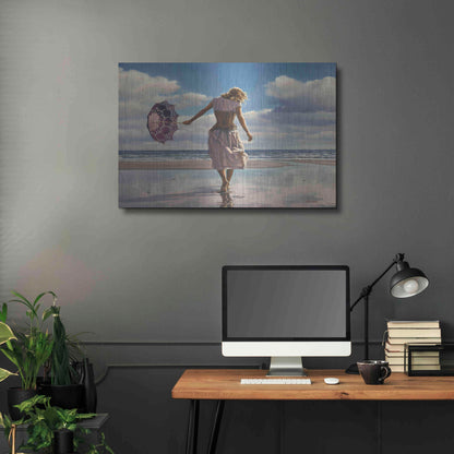 Luxe Metal Art 'Walking on Broken Clouds' by Paul Kelley, Metal Wall Art,36x24