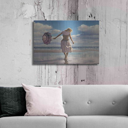 Luxe Metal Art 'Walking on Broken Clouds' by Paul Kelley, Metal Wall Art,36x24