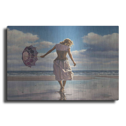 Luxe Metal Art 'Walking on Broken Clouds' by Paul Kelley, Metal Wall Art