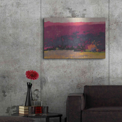 Luxe Metal Art 'Glow' by Mike Kelly, Metal Wall Art,36x24