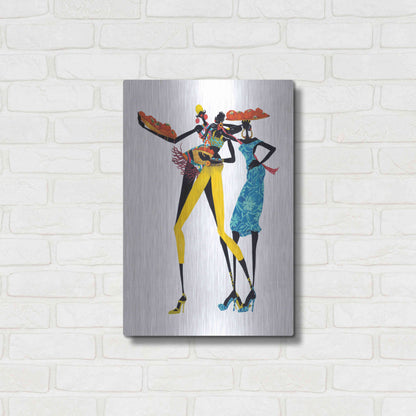 Luxe Metal Art 'Jolie' by Shan Kelly, Metal Wall Art,16x24