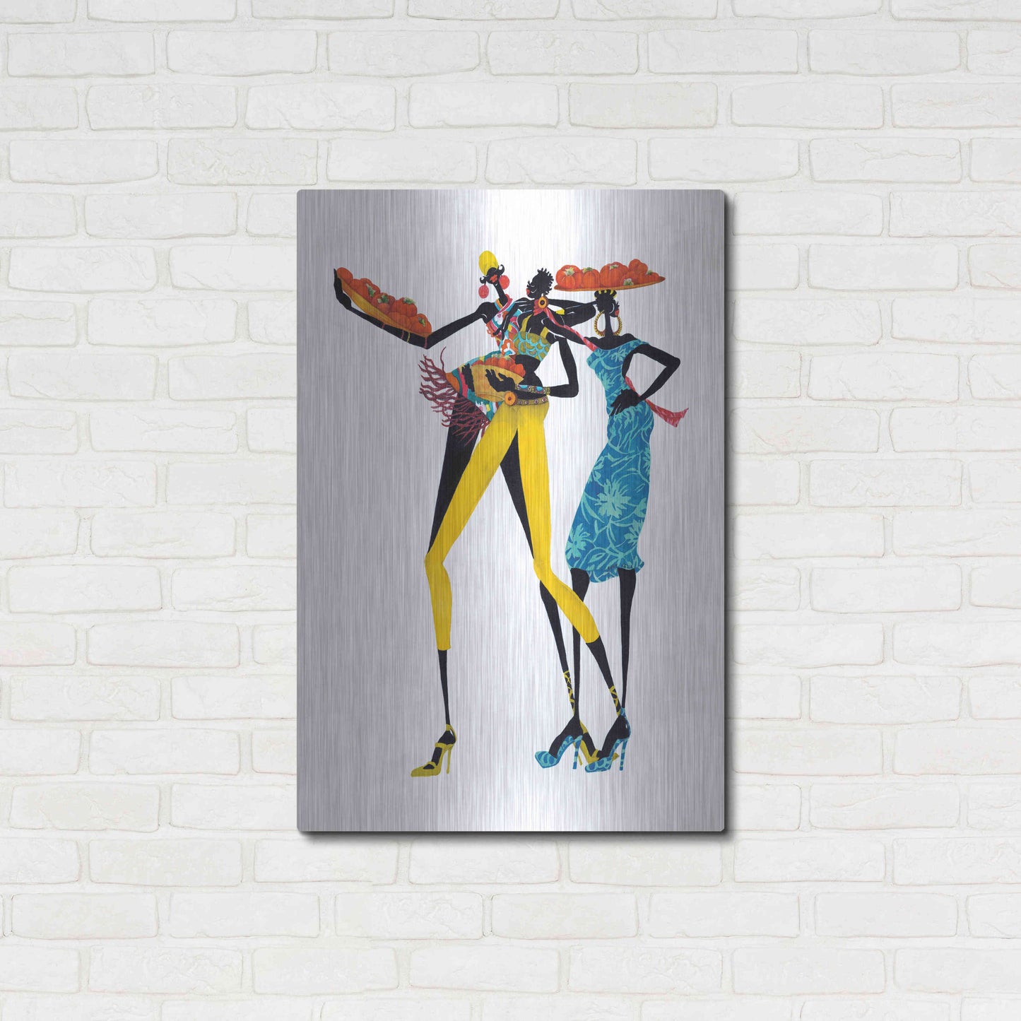 Luxe Metal Art 'Jolie' by Shan Kelly, Metal Wall Art,24x36