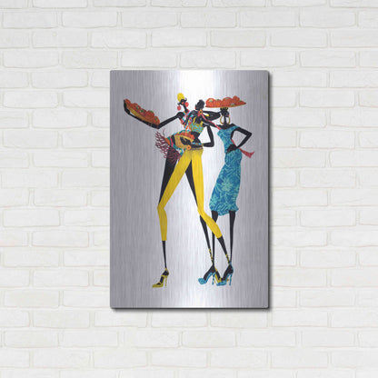 Luxe Metal Art 'Jolie' by Shan Kelly, Metal Wall Art,24x36