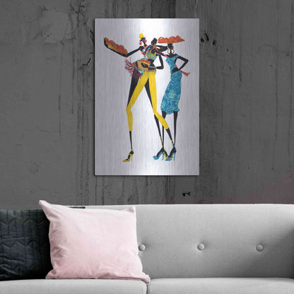 Luxe Metal Art 'Jolie' by Shan Kelly, Metal Wall Art,24x36