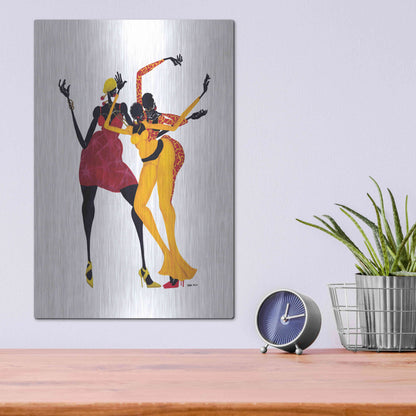 Luxe Metal Art 'Mamas Love Mambo' by Shan Kelly, Metal Wall Art,12x16