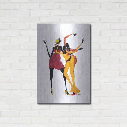 Luxe Metal Art 'Mamas Love Mambo' by Shan Kelly, Metal Wall Art,24x36