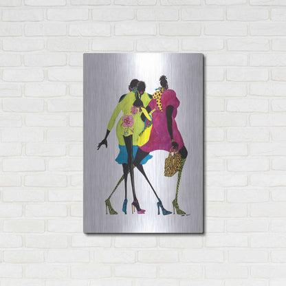 Luxe Metal Art 'Shop ’til You Drop' by Shan Kelly, Metal Wall Art,24x36