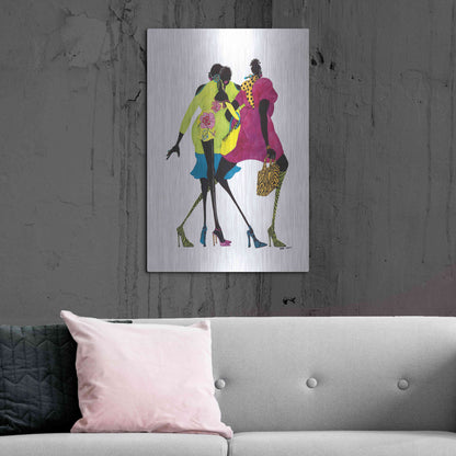 Luxe Metal Art 'Shop ’til You Drop' by Shan Kelly, Metal Wall Art,24x36