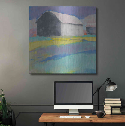 Luxe Metal Art 'Summer Day' by Mike Kelly, Metal Wall Art,36x36