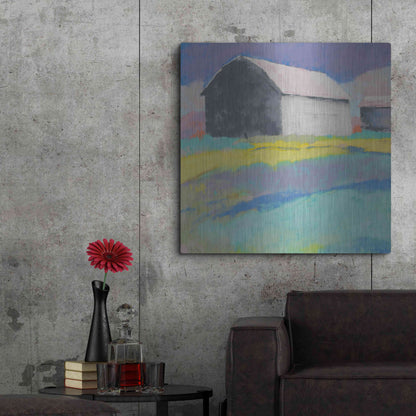 Luxe Metal Art 'Summer Day' by Mike Kelly, Metal Wall Art,36x36