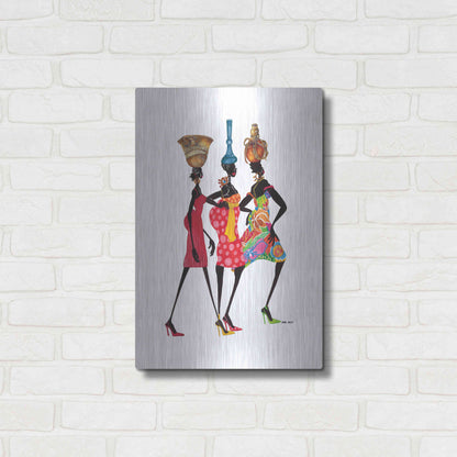 Luxe Metal Art 'To Market' by Shan Kelly, Metal Wall Art,16x24