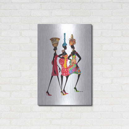 Luxe Metal Art 'To Market' by Shan Kelly, Metal Wall Art,24x36