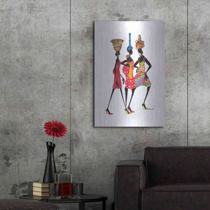 Luxe Metal Art 'To Market' by Shan Kelly, Metal Wall Art,24x36