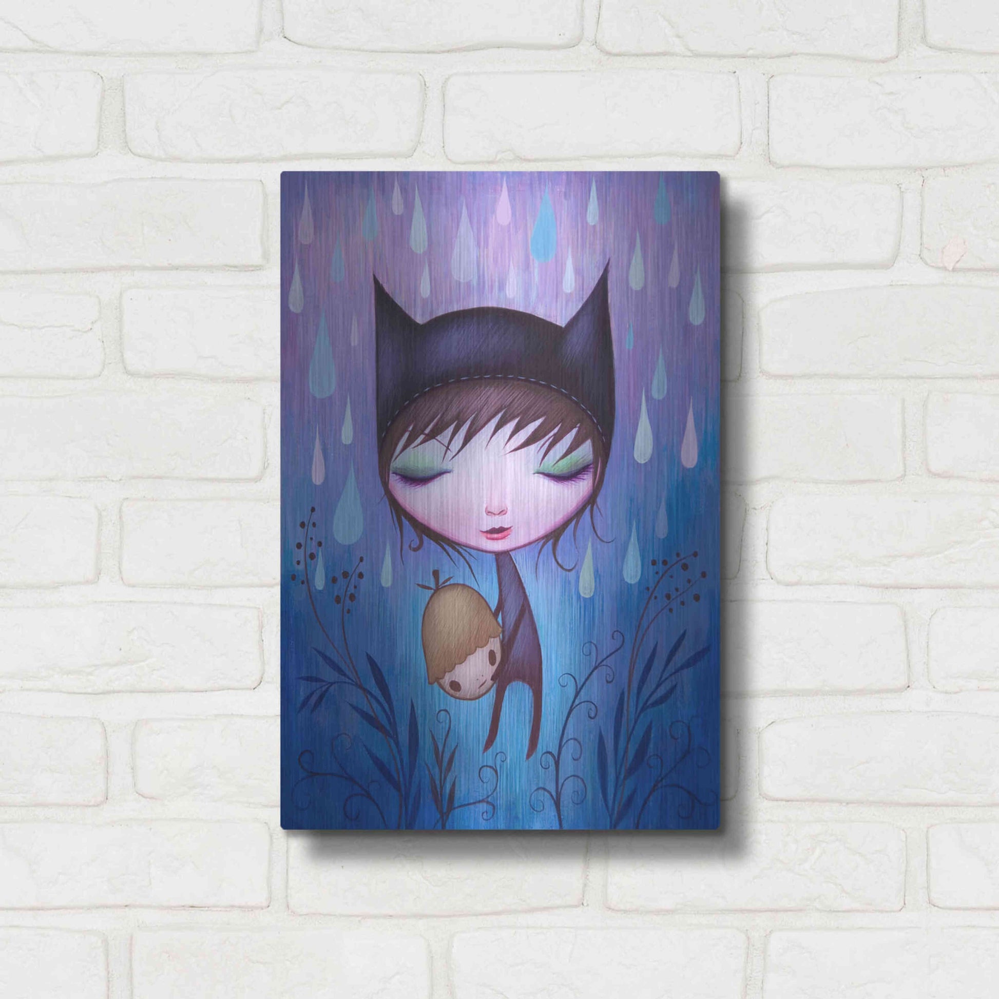 Luxe Metal Art 'Carry Me Forever' by Jeremiah Ketner, Metal Wall Art,12x16