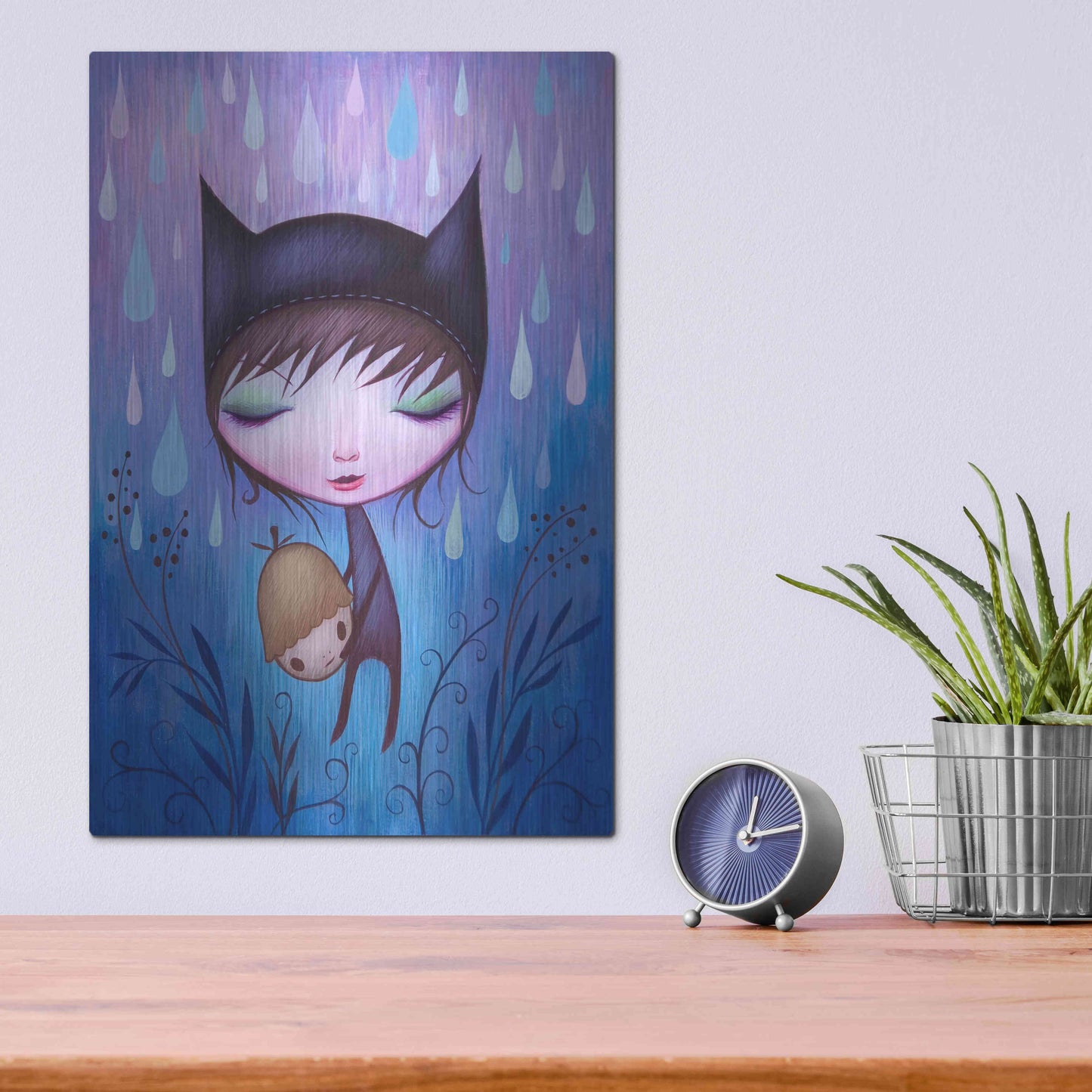 Luxe Metal Art 'Carry Me Forever' by Jeremiah Ketner, Metal Wall Art,12x16