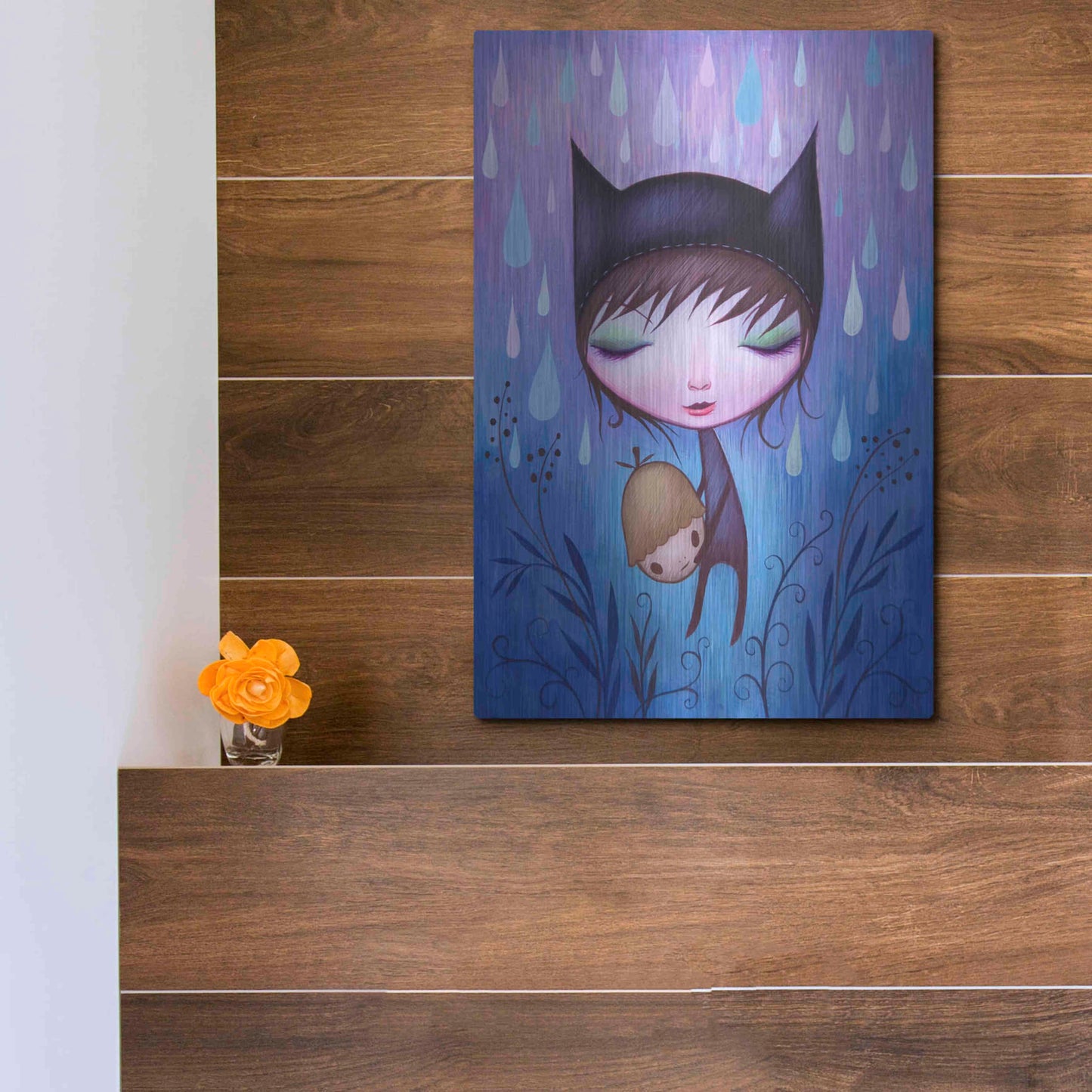 Luxe Metal Art 'Carry Me Forever' by Jeremiah Ketner, Metal Wall Art,12x16